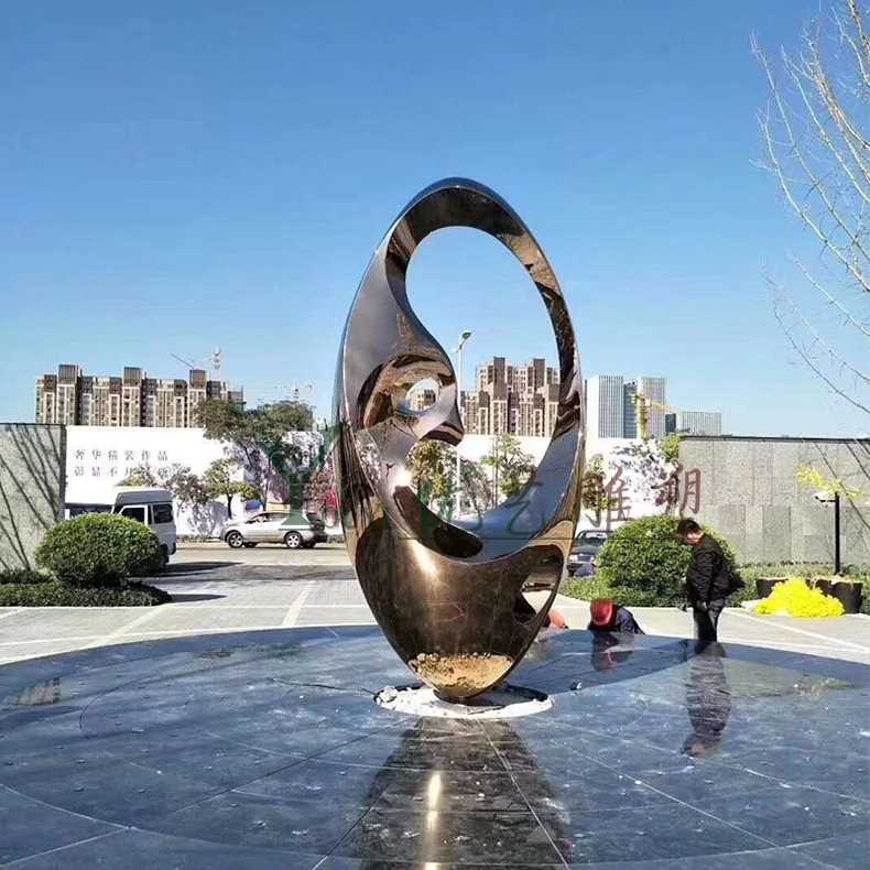 不銹鋼圓環雕塑 不銹鋼圓環雕塑