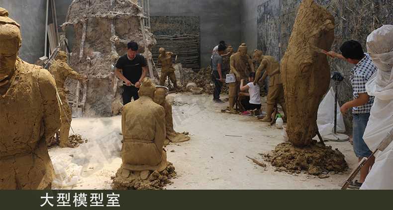 銅雕塑模型室，銅雕塑模型